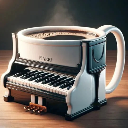 3D Piano Mug