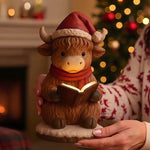 Sebastian | Illuminated Christmas Reading Figurine, view 3