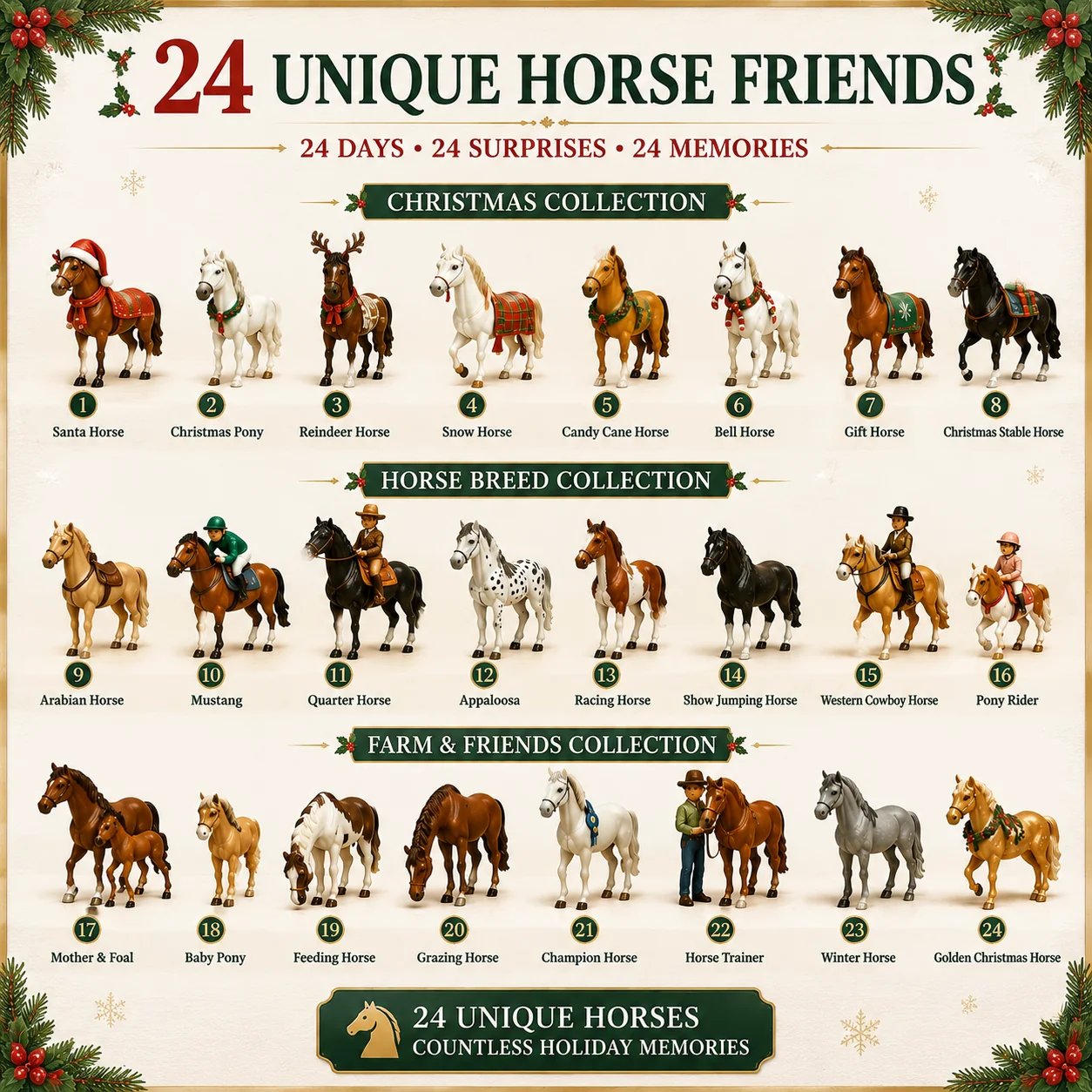 Christmas Horses Advent Calendar – image 4