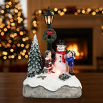 Ema & Jakov | Illuminated Christmas Snowman Scene