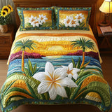 3-Piece Quilted Bedding Set | Aloha Comfort