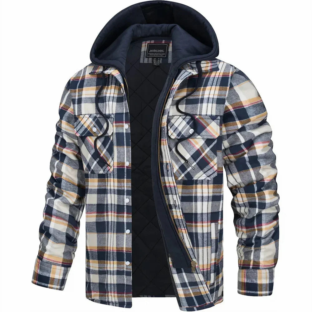 Men's Check Flannel Jacket