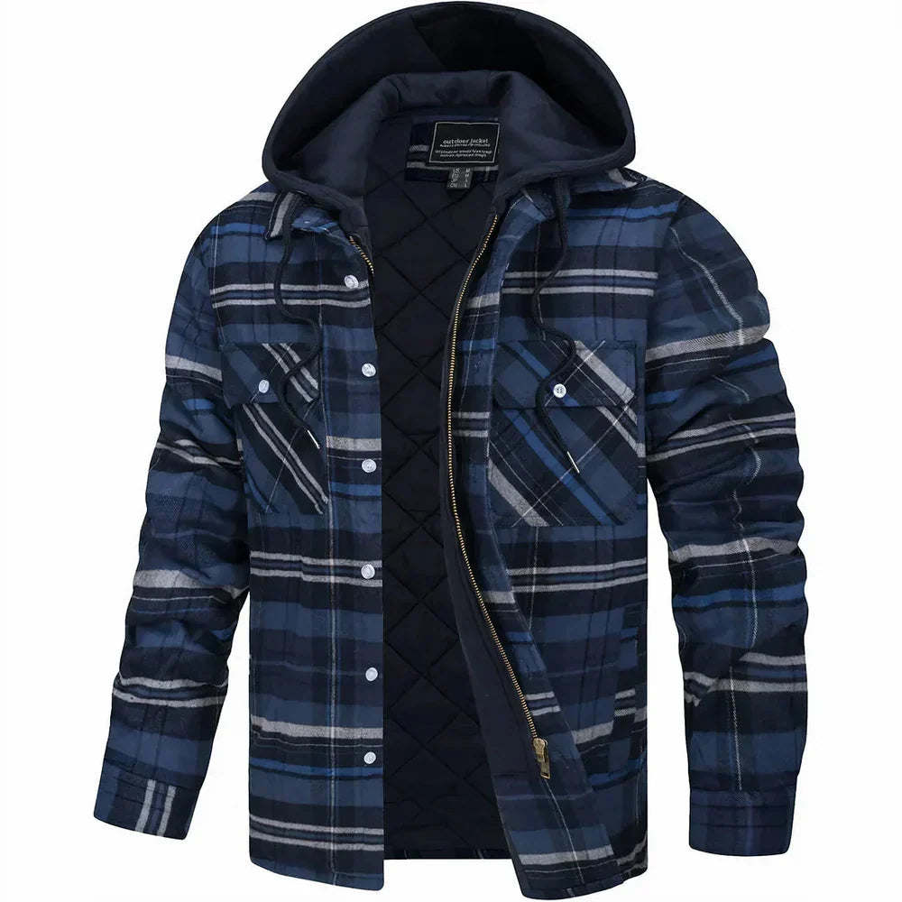 Men's Check Flannel Jacket