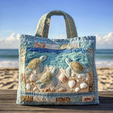 Quilted Tote Bag - Turtle