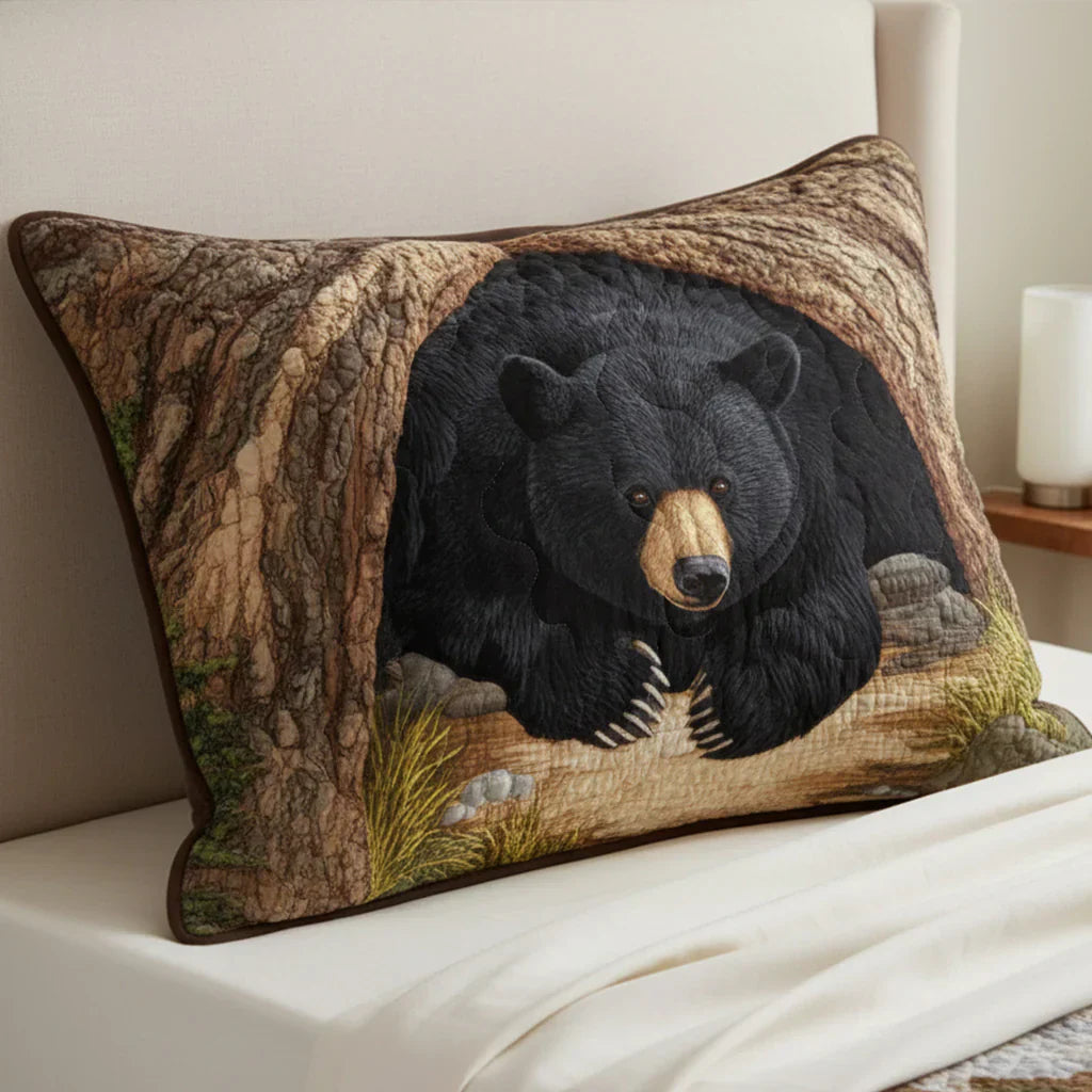 Quilted Pillowcase | Bear's Retreat