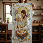 Quilted Table Runner | Light of Bethlehem, view 2