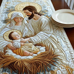 Quilted Table Runner | Light of Bethlehem, view 3