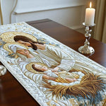 Quilted Table Runner | Light of Bethlehem, view 4
