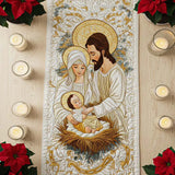 Quilted Table Runner | Light of Bethlehem, view 5