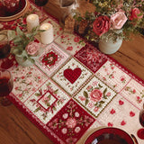 Quilted Table Runner | Blush Rose Cottage Heart