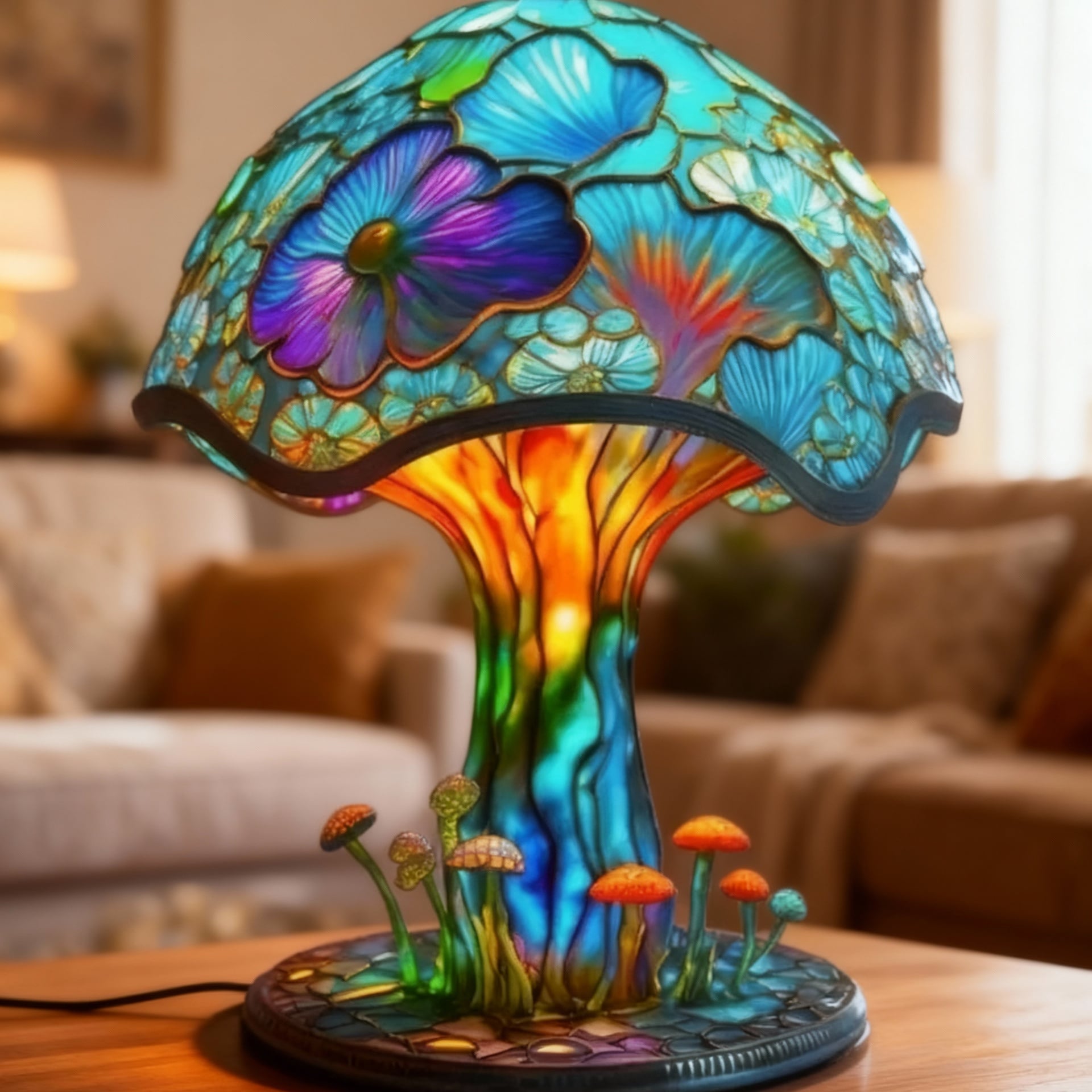 COLORSHROOM | Rainbow Mushroom Lamp
