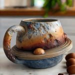 Handcrafted Mug | Drink Among the Stars and Planets, view 2