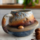 Handcrafted Mug | Drink Among the Stars and Planets, view 2