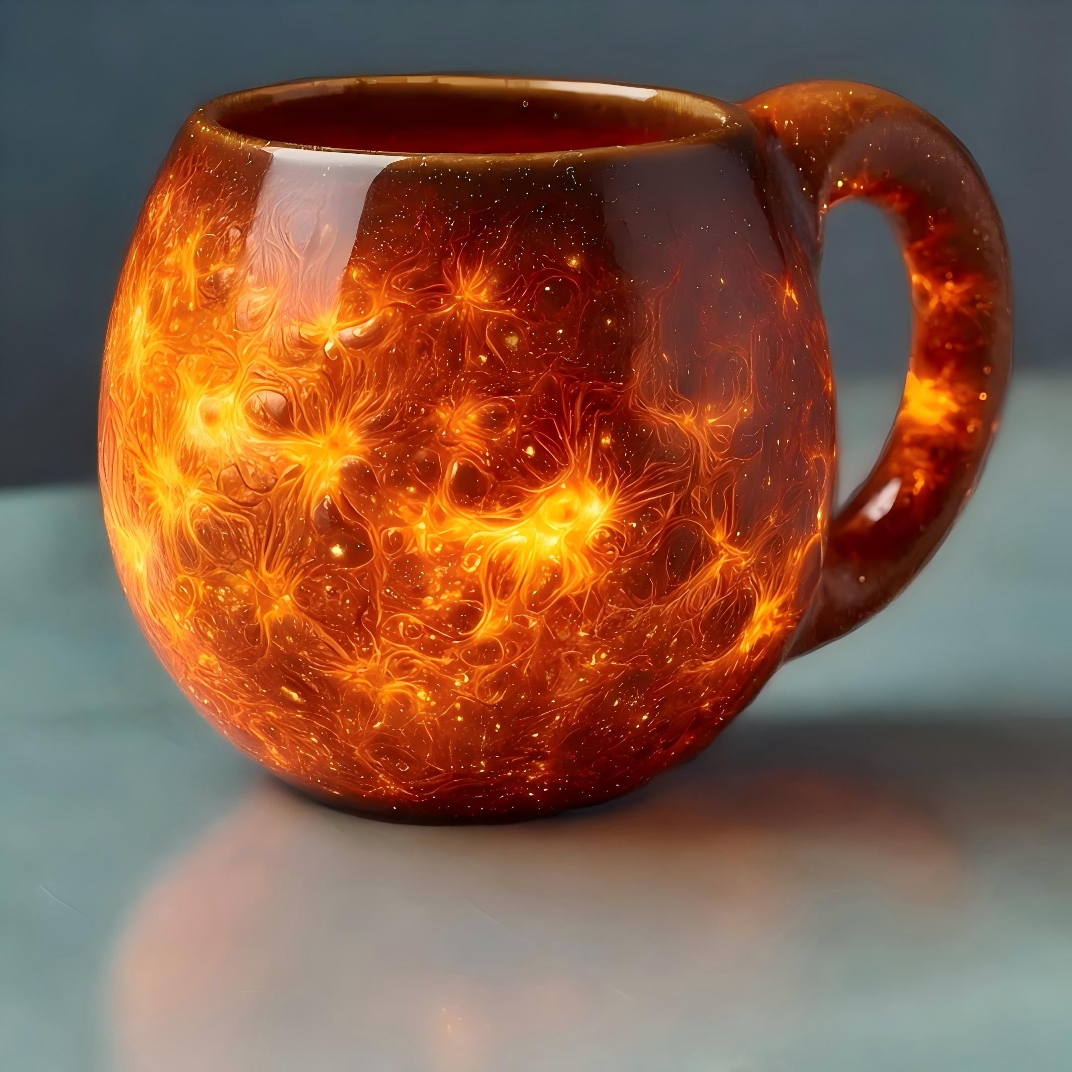 Handcrafted Mug | Feel Fire and Earth in Every Sip, view 3
