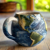 Handcrafted Mug | Drink the World in Your Hands, view 3