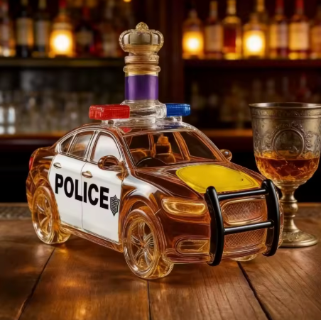Police Edition Whisky Decanter, view 2