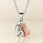 Cat Embrace Necklace, view 3