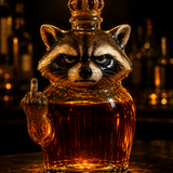 Rebel Raccoon Whisky Decanter, view 6