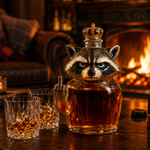Rebel Raccoon Whisky Decanter, view 4