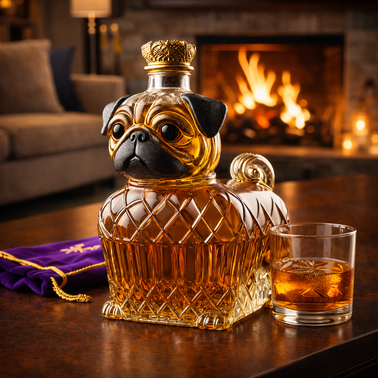 French Bulldog Whisky Decanter | LH Edition, view 2