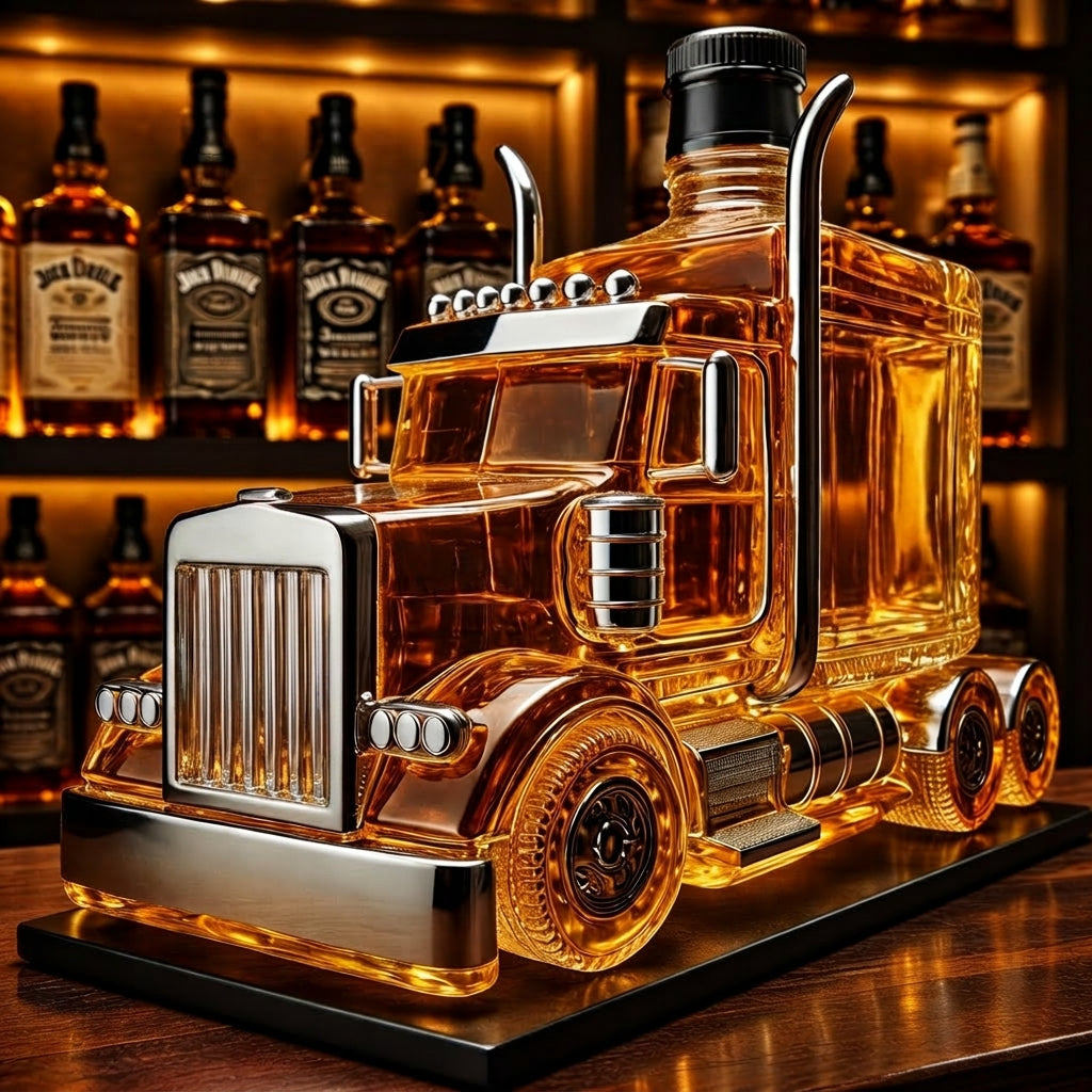 Semi-Truck Whisky Decanter, view 3