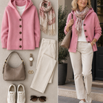 Comfort Cardigan with Hood in Knit – product image 2