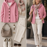 Comfort Cardigan with Hood in Knit – product image 2