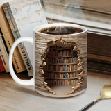 Heat-Reactive 3D Library Mug