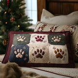 Quilted Pillowcase | Cosy Paws