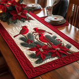 Quilted Table Runner | Crimson Wings