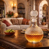 Cut Crystal Whisky Decanter with Stopper, view 2