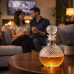 Cut Crystal Whisky Decanter with Stopper, view 5