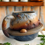 Handcrafted Mug | Drink Among the Stars and Planets, view 3