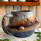 Handcrafted Mug | Drink Among the Stars and Planets, view 3