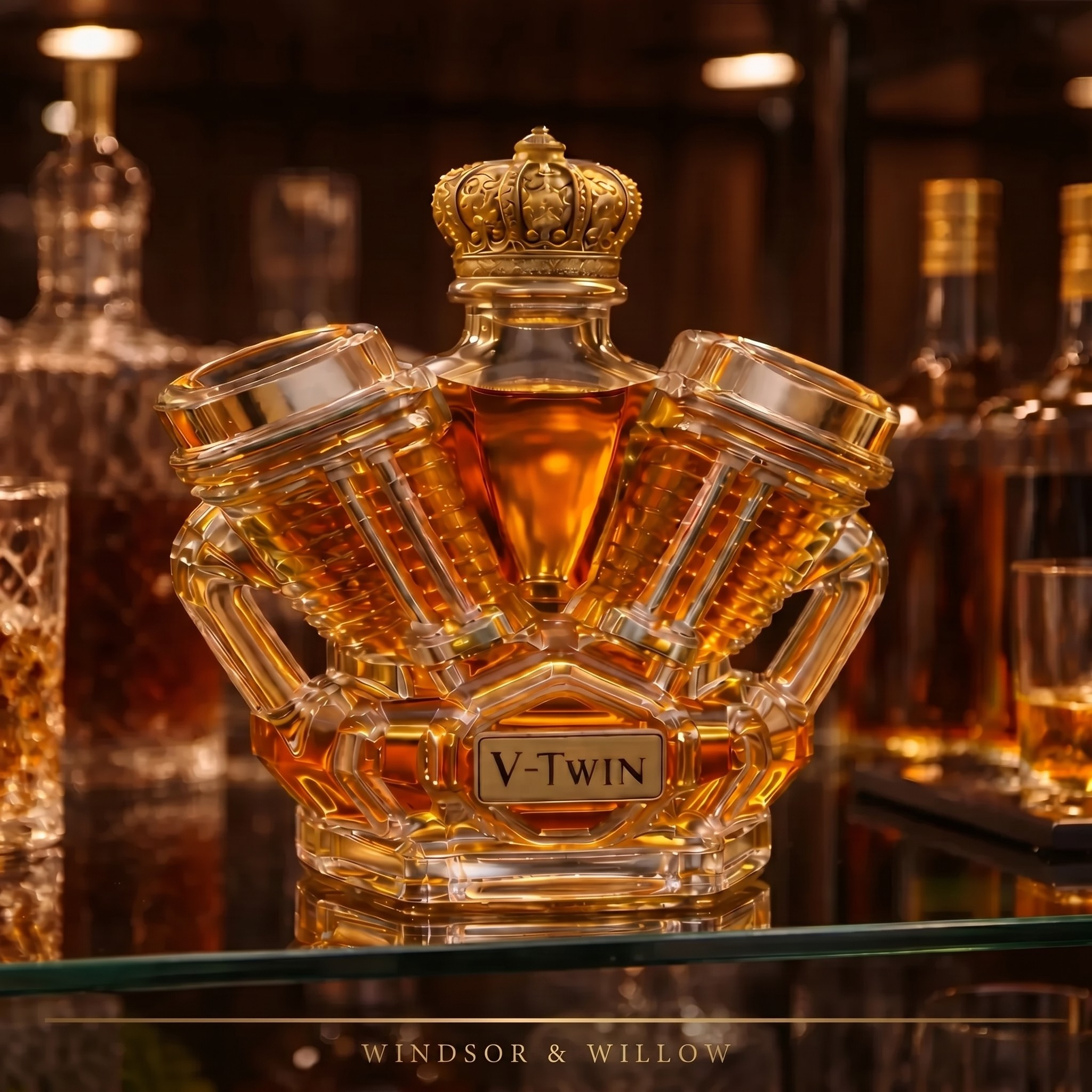 V8 Engine Whisky Decanter | VC Edition, view 2