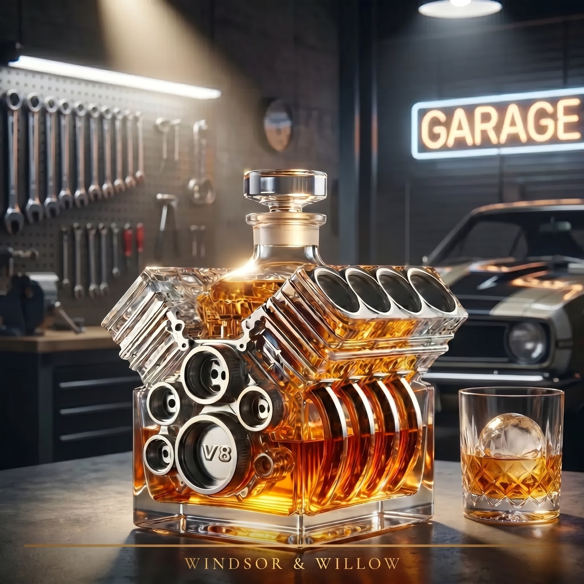 Engine Whisky Decanter | XH Edition