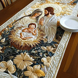 Quilted Table Runner | Divine Manger, view 3