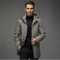 Men's Water-Resistant Hooded Winter Jacket, Slim Fit