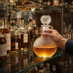 Cut Crystal Whisky Decanter with Stopper, view 3