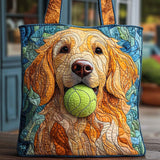 Handcrafted Quilted Tote Bag - Playful Spirit