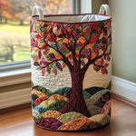 Tree of Life Collection quilted laundry basket – product image 2