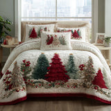 3-Piece Quilted Bedding Set | Frosted Wonder