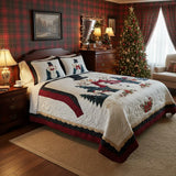 3-Piece Quilted Bedding Set | Frosty Friends