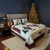 3-Piece Quilted Bedding Set | Frosty Friends
