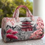 Quilted Travel Bag - Japanese-Inspired Design