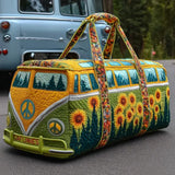 Quilted Travel Bag - Boho Sunflower