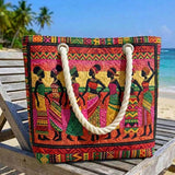 Quilted Beach Bag African Queens – Gift Idea – product image 2