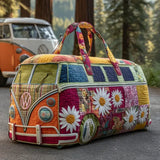 Quilted Travel Bag - Floral Trail