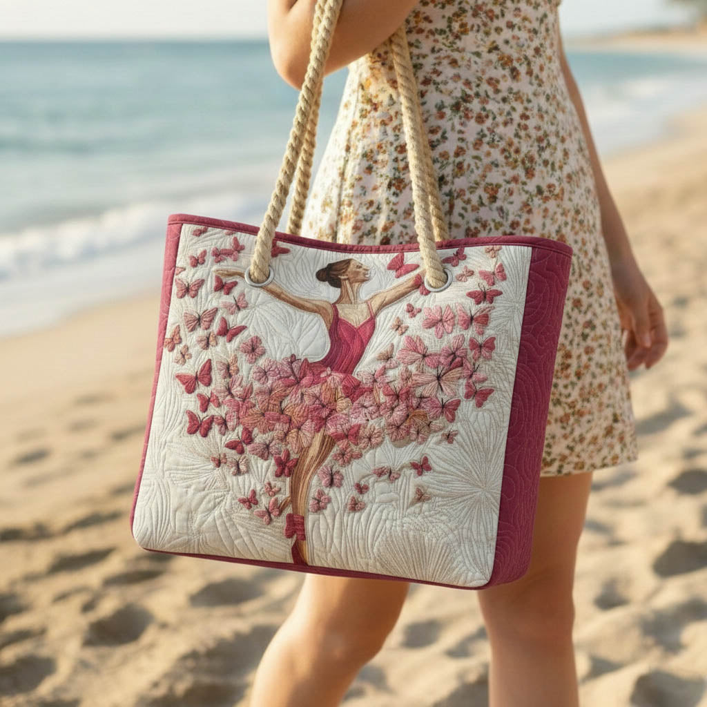 Quilted Ballerina Beach Bag – Final Edition – product image 1