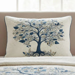 Quilted Pillowcase | Blue Serenity